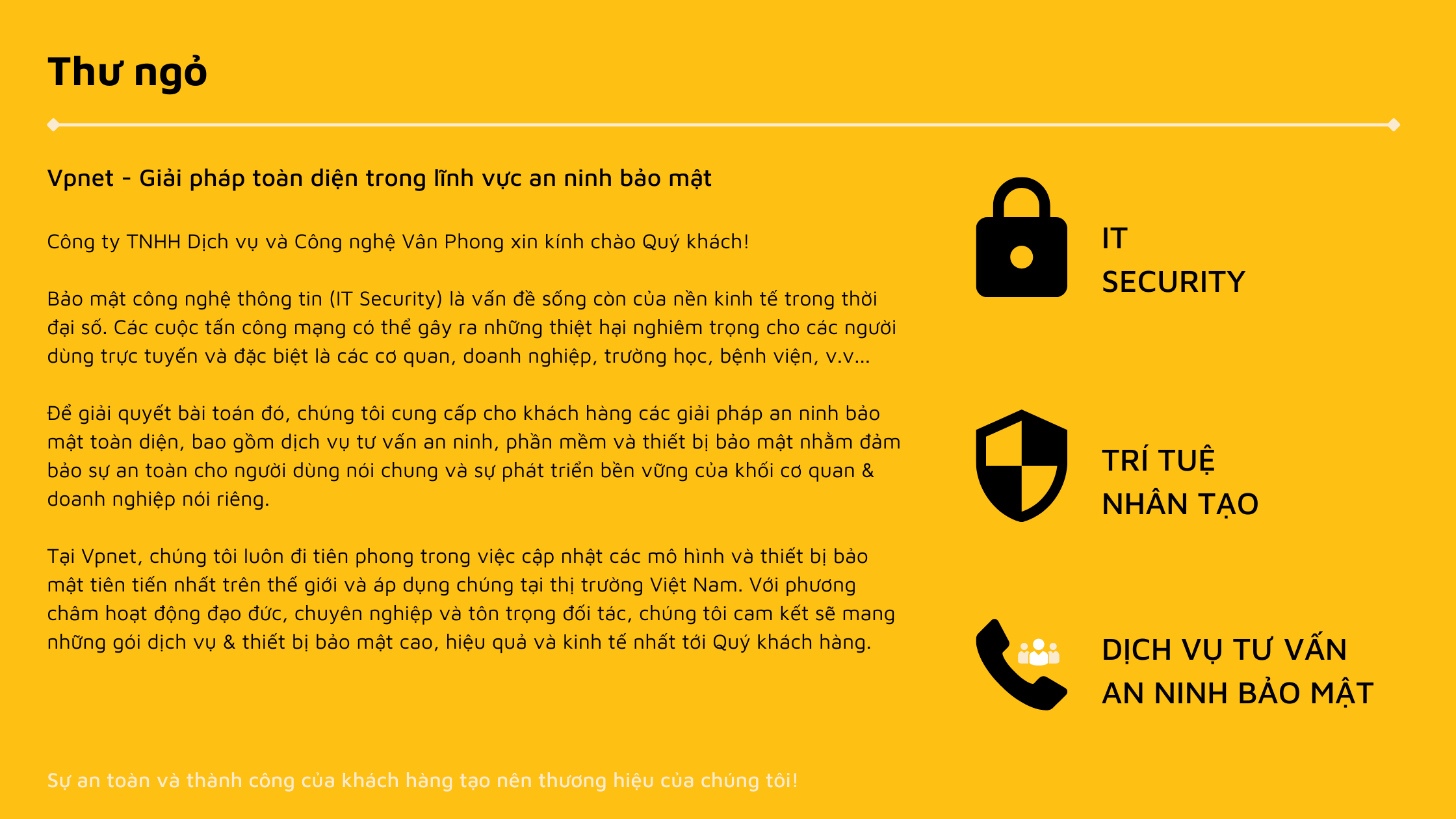 Thư ngỏ Vpnet