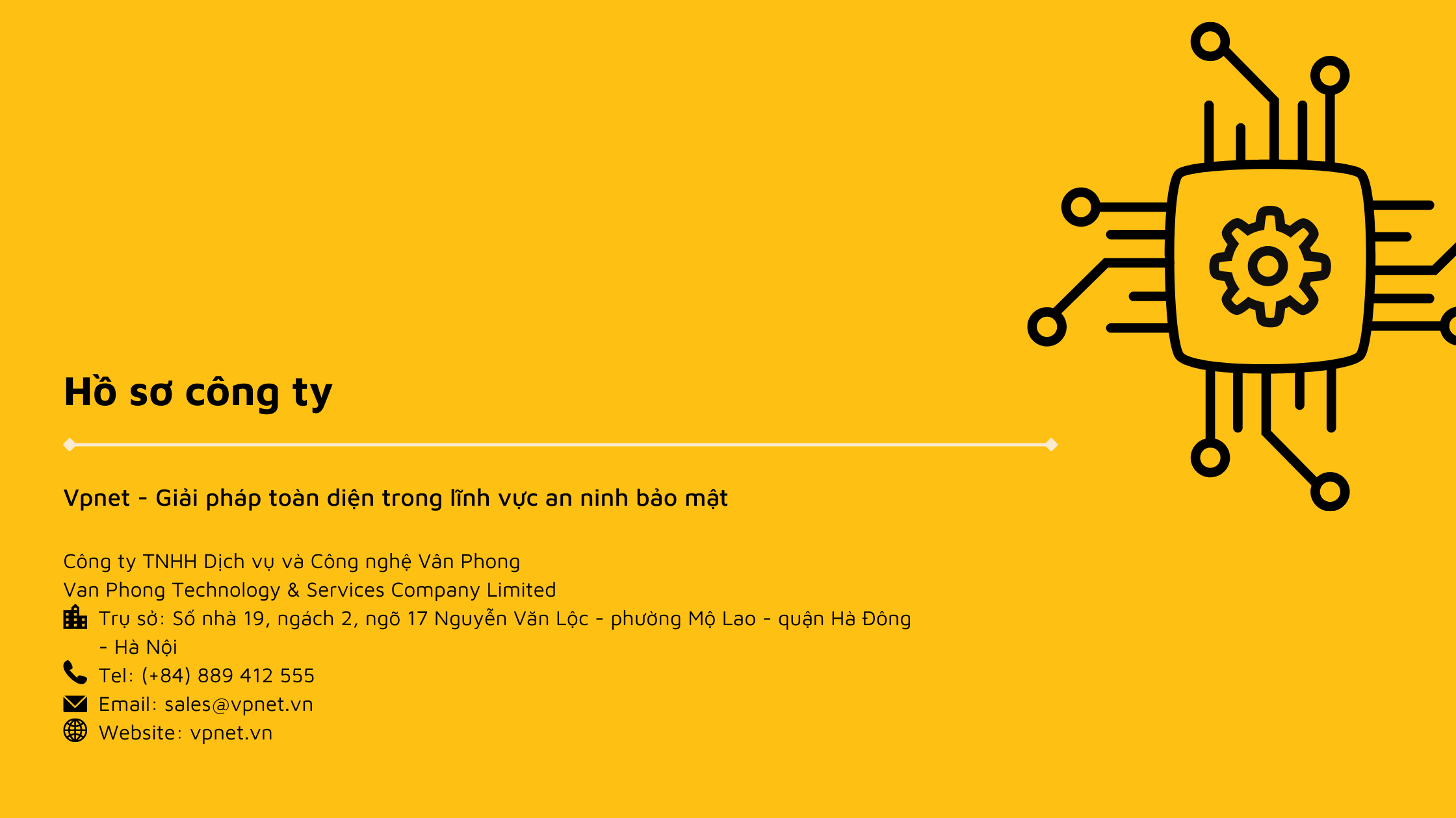 hồ sơ năng lực vpnet